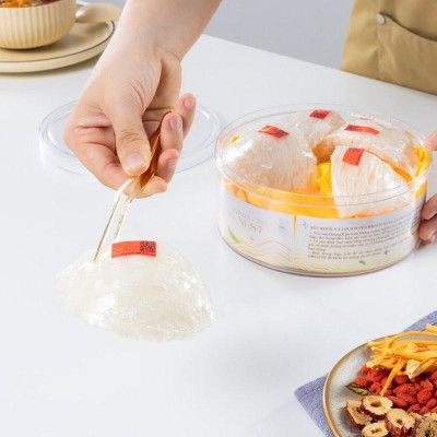 [CHÍNH HÃNG] Yến Sào Hoàng Kim - Hộp Quà Phúc Khang Hòa Vị (50g Tổ Yến Sạch Loại 1 & 4 Hũ Yến Mix 2 Vị) - Quà Biếu Tặng Gia Đình, Người Thân