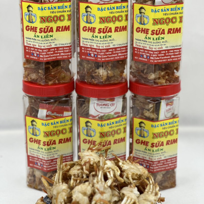 Đặc sản Phan Thiết - Ghẹ Sữa Rim Hộp (Gói) 250 Gram Đã Chế Biến Ăn Liền Ngon Ơi Là Ngon. Hạn Sử Dụng 12 Tháng Kể Từ Ngày Đặt Hàng - OCOP 4 Sao