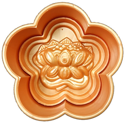 Khuôn ép xôi 5 cánh hoa sen – Loại 16 cm - Mã số 1594