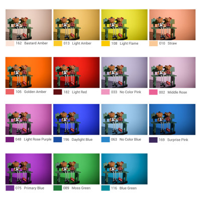 Bộ lọc màu Godox V-11C 15 màu khác nhau cho máy ảnh dòng Godox V1 Đèn flash đầu tròn