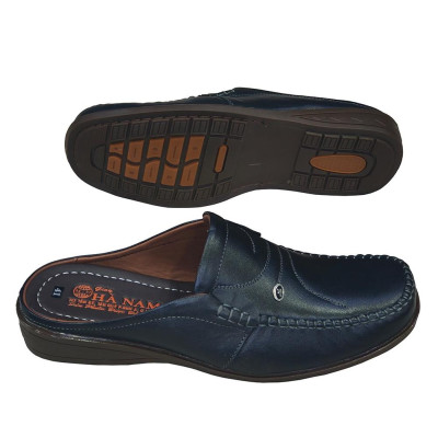 Dép Bít Mũi Nam HÀ NAM Da Bò Thật Cao Cấp GSB2102