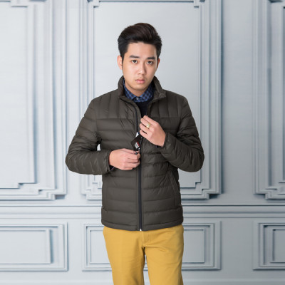 Áo khoác lông vũ  màu xanh rêu đậm ALGALV.14