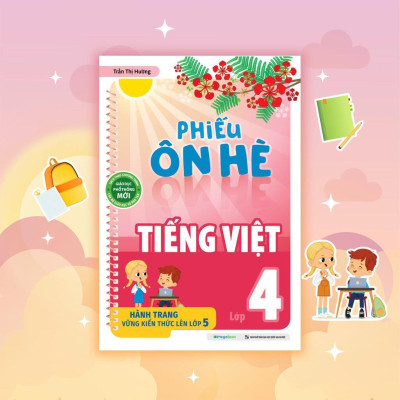 Sách Phiếu Ôn Hè Tiếng Việt Lớp 4 - Megabook