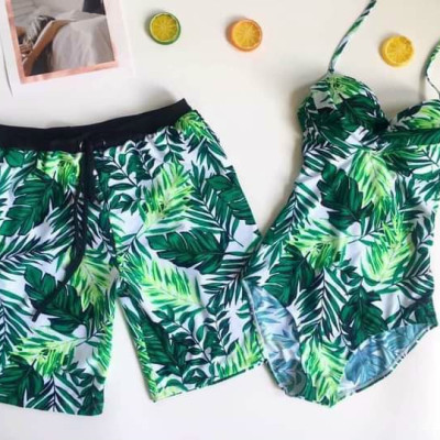 Bộ Đồ Bơi Nam Nữ 3 Mảnh