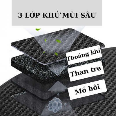 Lót giày cho nam và nữ khử mùi sợi tre , thơm tự nhiên , vải lưới đàn hồi thông hơi , thoáng khí khử mùi hôi hiệu quả  , giúp bảo vệ bàn chân , giữ chân sạch sẽ và khô ráo nhỏ gọn tiện lợi 