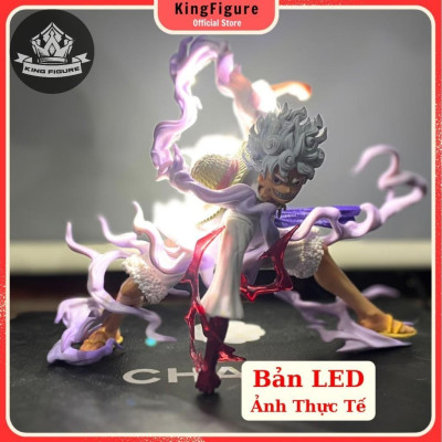 Mô Hình Luffy Gear 5 Dáng Ngầu 16Cm Mô hình One Piece Cao Cấp, Figure Mô Hình Anmie One Piece Luffy Vua Hải Tặc