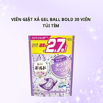 Viên giặt xả Gel Ball Bold Nhật Bản 4 in 1 chuyên dùng cho máy giặt