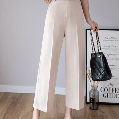 Quần tây nữ dáng suông dài vải dày đẹp Haint Boutique qt24