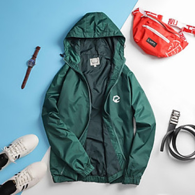 Áo khoác dù nam chống thấm cao cấp bn29 Xanh Rêu