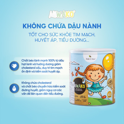 Sữa Hạt Miwako Vị Gạo Hộp 700g Malaysia Không Chứa Đậu Nành, Dinh Dưỡng Hữu Cơ Cho Trẻ Từ 1 Tuôi & Người Lớn Date 2025 - 24grains