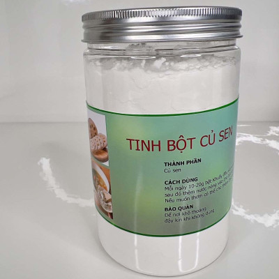 Tinh Bột Củ Sen 100% Nguyên Chất - Cung cấp đầy đủ dưỡng chất cho cơ thể ( Hủ 200gr)