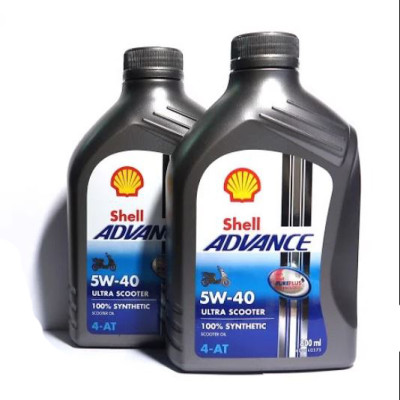 Nhớt Shell Xe Ga Ultra Scooter 5W40 800ml 