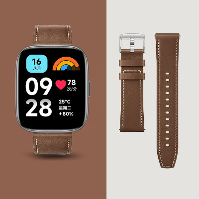 Dây đeo da cho đồng hồ thông minh Xiaomi Redmi Watch 3 Active, Lite / Redmi Watch 5 Lite, Active - Dây đeo smartwatch - Hàng chính hãng