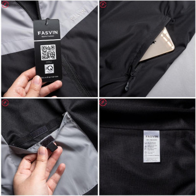 Áo gió thể thao nam Fasvin 2 lớp có mũ chất liệu cao cấp mềm mại co giãn AG22549.HN