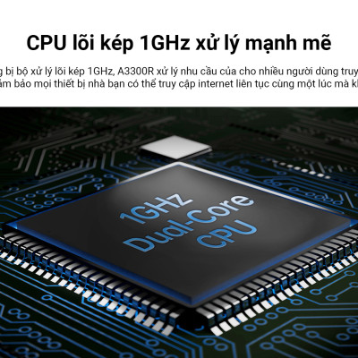 Router Wi-Fi băng tần kép Gigabit AC1200-A3300R_HÀNG CHÍNH HÃNG