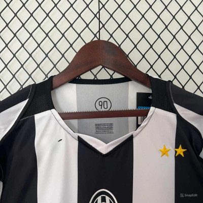 Áo Bóng Đá Retro Juventus 2004 - Sân Nhà bản cao cấp vải Cotton Polyester