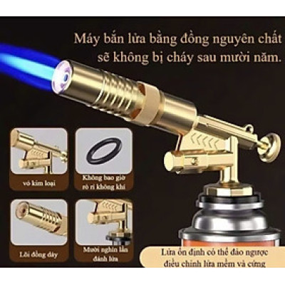 [KoSuyTu] KHÒ GAS BẰNG ĐỒNG NGUYÊN CHẤT – BẮN LỬA SIÊU MẠNH, ĐIỀU CHỈNH LINH HOẠT CÔNG SUẤT - BỀN BỈ, AN TOÀN, SIÊU TIỆN DỤNG