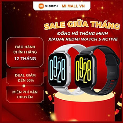 Đồng Hồ Thông Minh Xiaomi Redmi Watch 5 ACTIVE – Hàng Chính Hãng