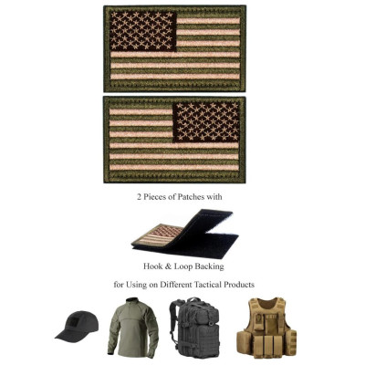 Patch vải velcro cờ Mỹ_USA dán ba lô, nón , quần áo , túi xách