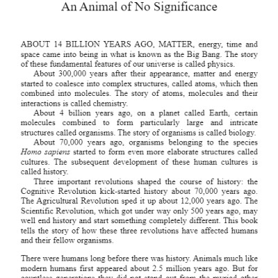 Sách Ngoại Văn - Sapiens: A Brief History of Humankind