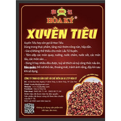 Xuyên tiêu bột 500gr Hoà Ký nguyên chất