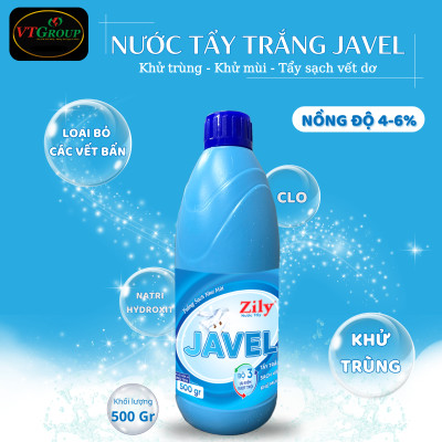 Nước Tẩy Trắng Javel Zily Chai 500g