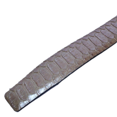 HP4370 - Dây nịt nam da trăn Huy Hoàng vip 4P đầu kim màu hồng phấn