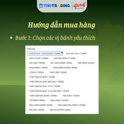 [Tự chọn vị bánh] - Bánh trung thu Givral 150GR