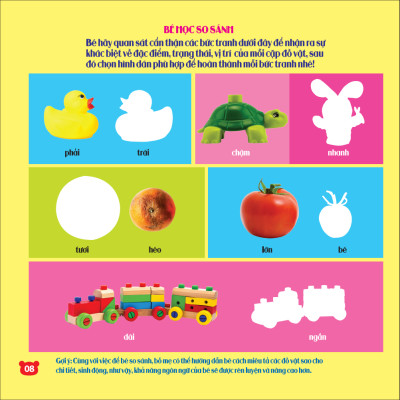 Rèn Luyện Phát Triển Trí Óc Cho Trẻ - Bóc Dán Hình Thông Minh - Chơi Mà Học (2-6 Tuổi)