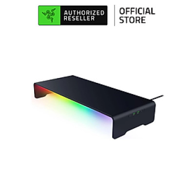 Kệ màn hình Razer Monitor Stand Chroma | Hub USB-C 4 cổng |  Nhôm Anodized Cao Cấp | LED RGB Chroma | Chịu Tải 20kg | Hàng Chính Hãng