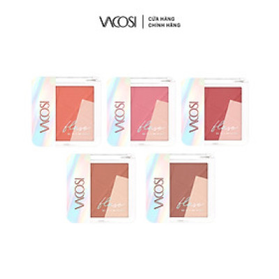 Phấn Má Hồng Và Bắt Sáng VACOSI FLASO BLUSH SET