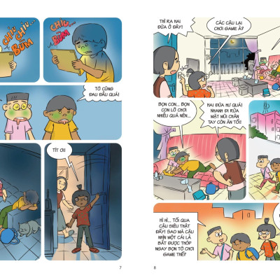 Sách - Comic Kĩ Năng Sống - Dành Cho Trẻ Tiểu Học - Dùng Internet An Toàn