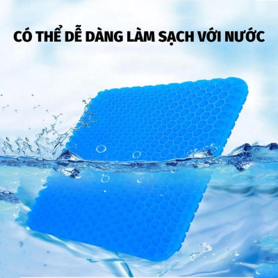 Đệm ngồi 3D Silicon cao cấp thoáng khí chống đau mỏi, Lưu Thông Máu Thoáng Khí - Hãng dododios