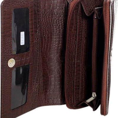 Ví Nữ Huy Hoàng HT3134 (10 x 19.5 cm) - Nâu