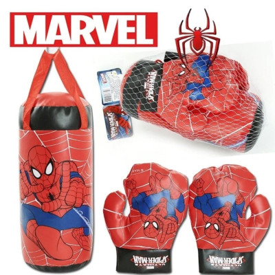 Bộ đồ chơi đấm bốc kèm găng tay cho trẻ em,họa tiết người nhện Linh Chi Bedding