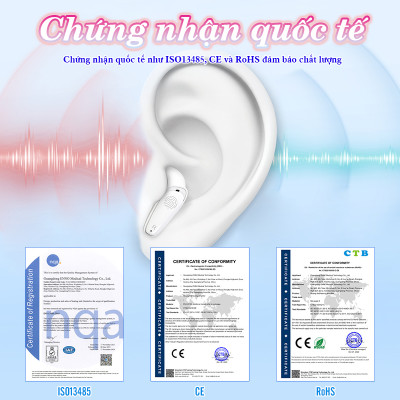 Máy trợ thính trong tai Funmic EN-IA102B - Công nghệ hiện đại thông minh