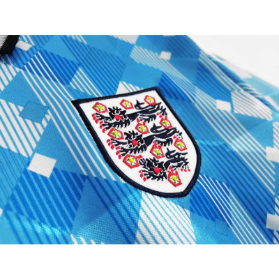 Áo Bóng Đá Retro Tuyển Anh 1990 - Sân Khách bản cao cấp vải Cotton Polyester