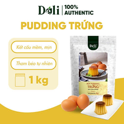 Pudding trứng Déli - Túi 1Kg