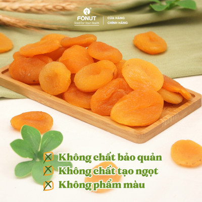 Mơ thổ nhĩ kỳ Fonut 250g - 500G trái cây sấy dẻo thơm ngon phù hợp cho người ăn kiêng, mẹ bầu ăn vặt