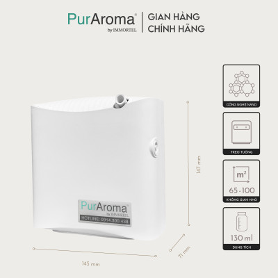 Máy Khuếch Tán Công Nghiệp PurAroma WPA 100S - Công Nghệ Nano Khuếch Tán Siêu Âm