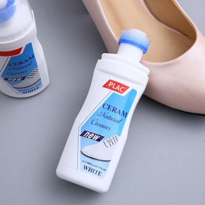 Lọ Nước Lau Giày Túi Xách Plac Chai Cọ Tẩy Trắng Giày Sneaker Đầu Chổi