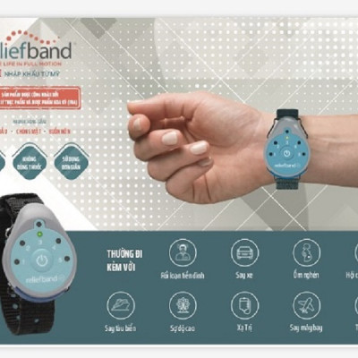 Reliefband thiết bị y tế đeo tay chống say tàu xe-ốm nghén-tiền đình