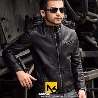 Áo Khoác Da Nam Hai Lớp Lót Lông Phối Ngực Cao Cấp ShopN6 - AKD14 (Nhiều Màu)