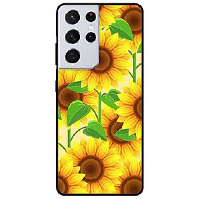 Ốp lưng dành cho Samsung Galaxy S21 Ultra mẫu Hoa Vàng