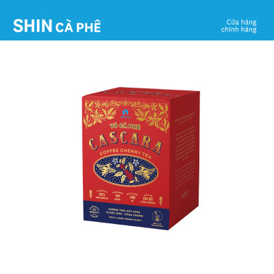 Trà túi nhúng Cascara - SHIN Cà Phê - Túi Nhúng - Hộp 10 gói