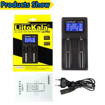 Bộ sạc pin thông minh LIITOKALA LII-PD2  2 khe cắm Độc lập - Phích cắm của US