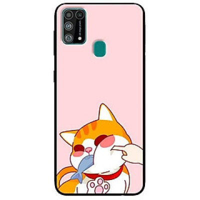 Ốp lưng dành cho Samsung Galaxy M31 mẫu Mèo Ăn Cá