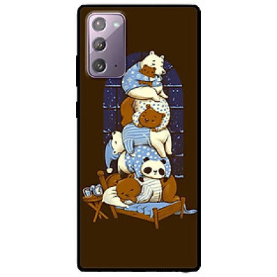 Ốp lưng dành cho Samsung Galaxy Note 20 mẫu Gấu Xếp Chồng
