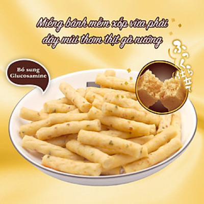 Que gà nướng mềm SAYA bổ sung rau củ 100g