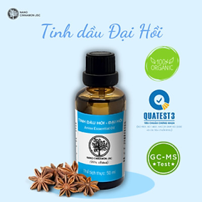 Tinh dầu Hồi thiên nhiên nguyên chất Nano Cinnamon 10/30/50/100ml - thư giãn, dễ chịu, đuổi côn trùng. Có kiểm định